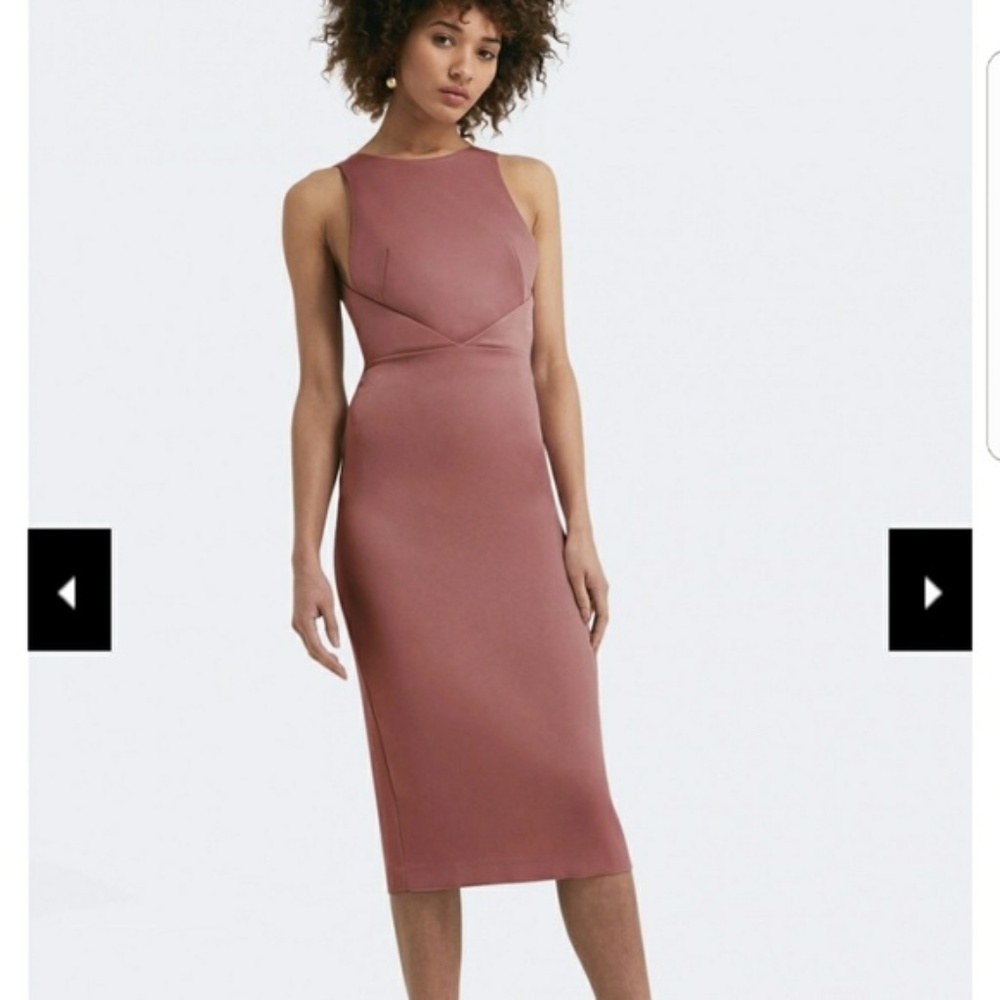 AQ/AQ Backless Satin Dress